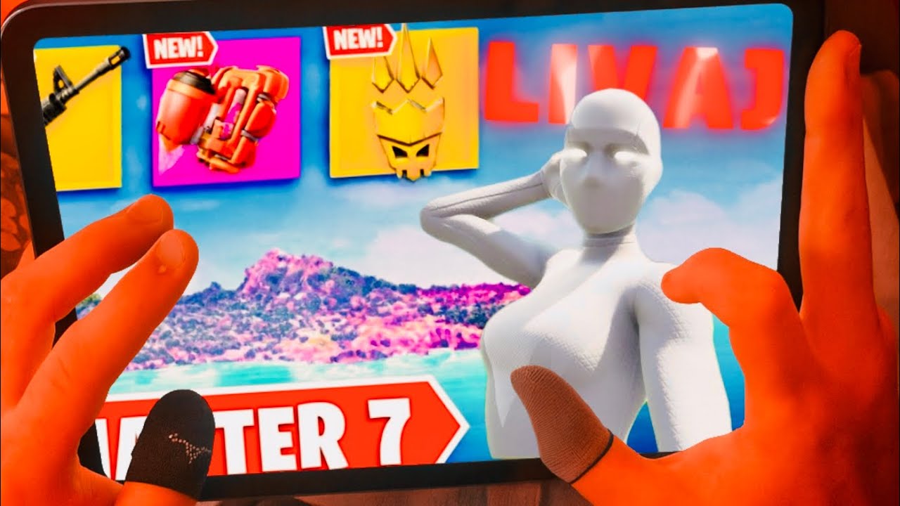 KIPRÓBÁLOM AZ ÚJ CHAPTER 7 SEASON 1 MAPOT! 🔥 | BRUTÁLIS FORTNITE MOBILE GAMEPLAY (iPad Pro)