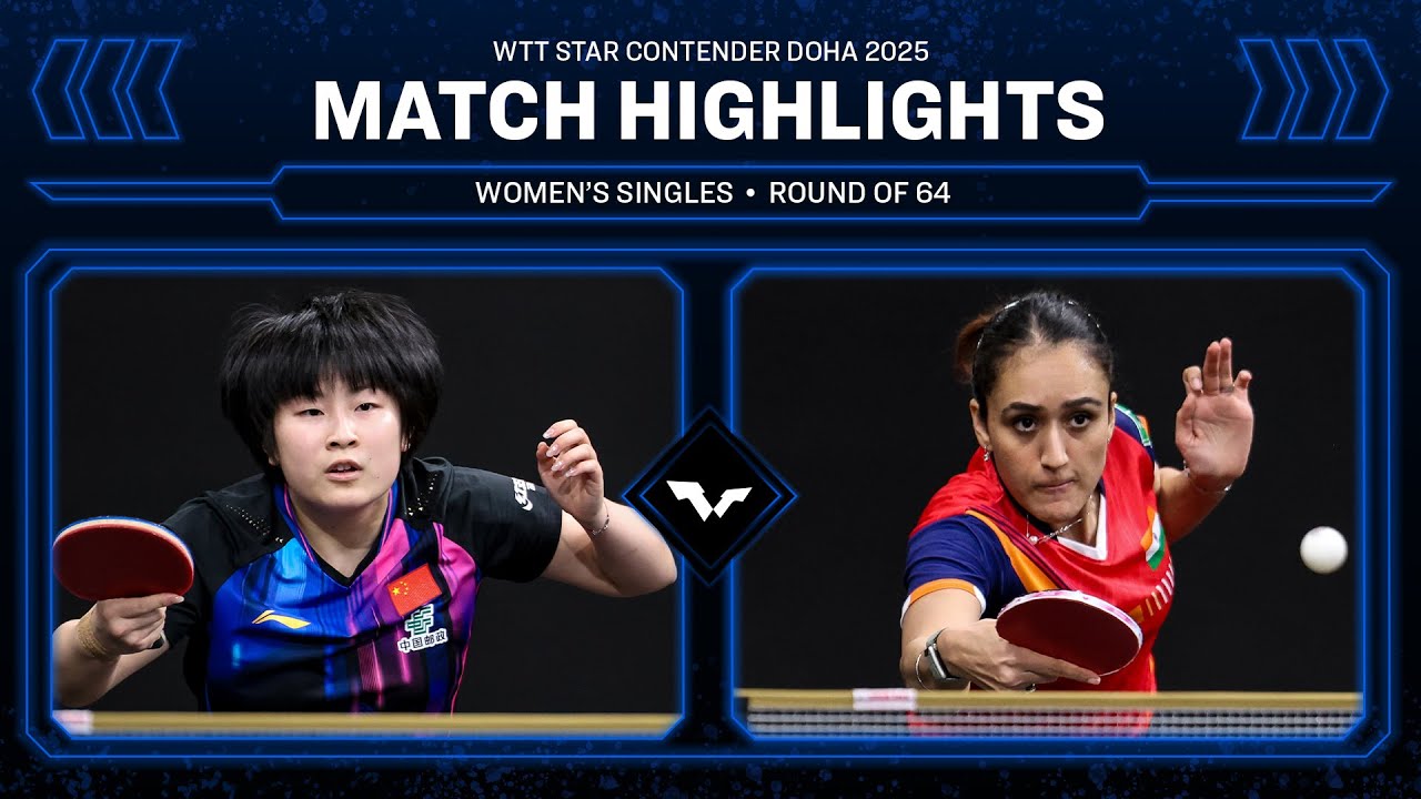 Qin Yuxuan vs Manika Batra | WS R64 | WTT Star Contender Doha 2026