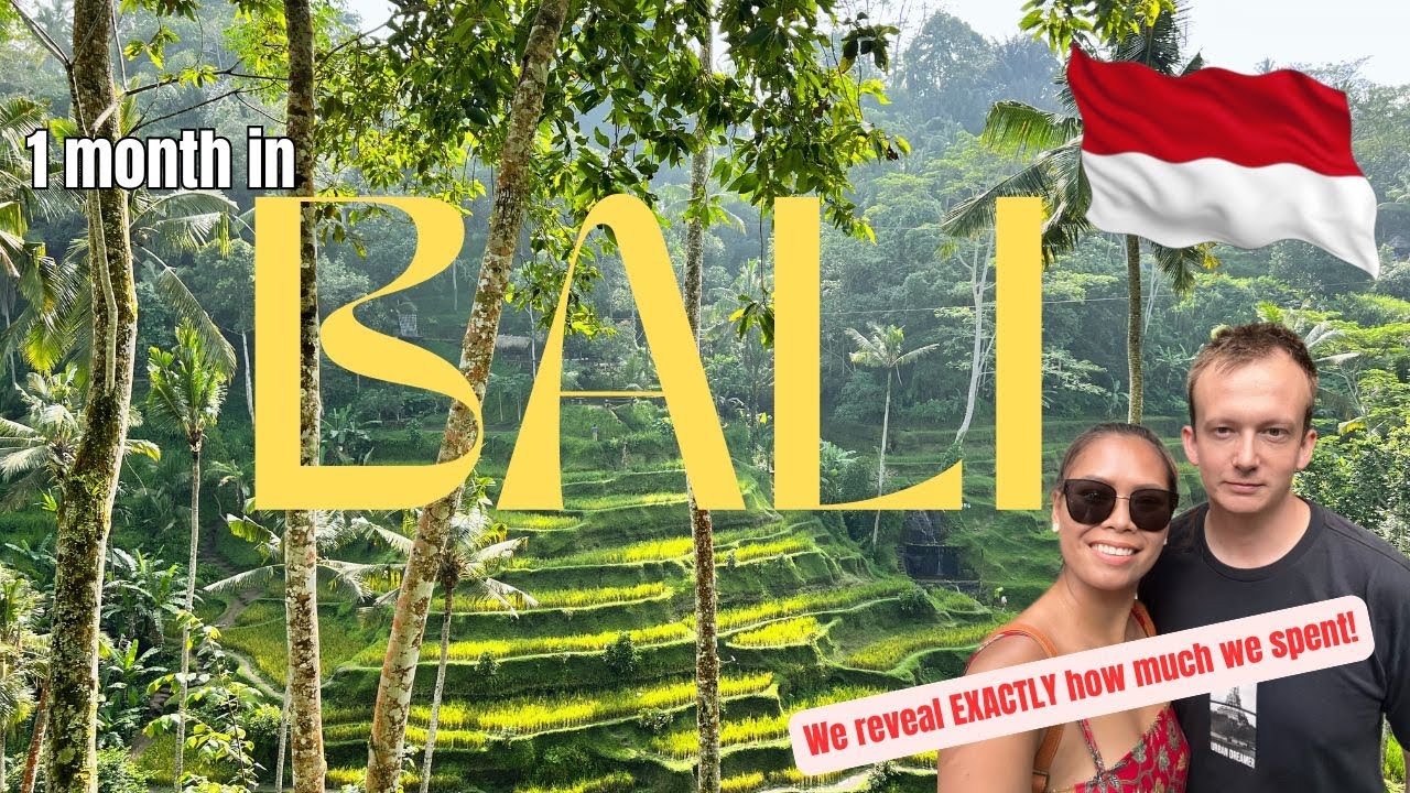 How Much We Spent in 1 Month in Bali 🇮🇩 | Full Budget Breakdown & Travel Tips!