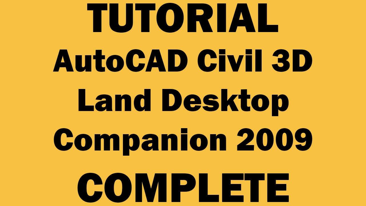 Учебное пособие AutoCAD Civil 3D Land Desktop