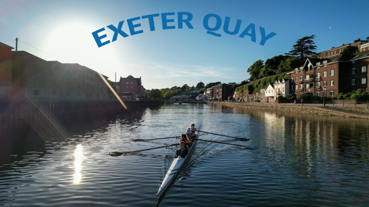 Exeter - A Flight around the River Exe and the Exeter Quay