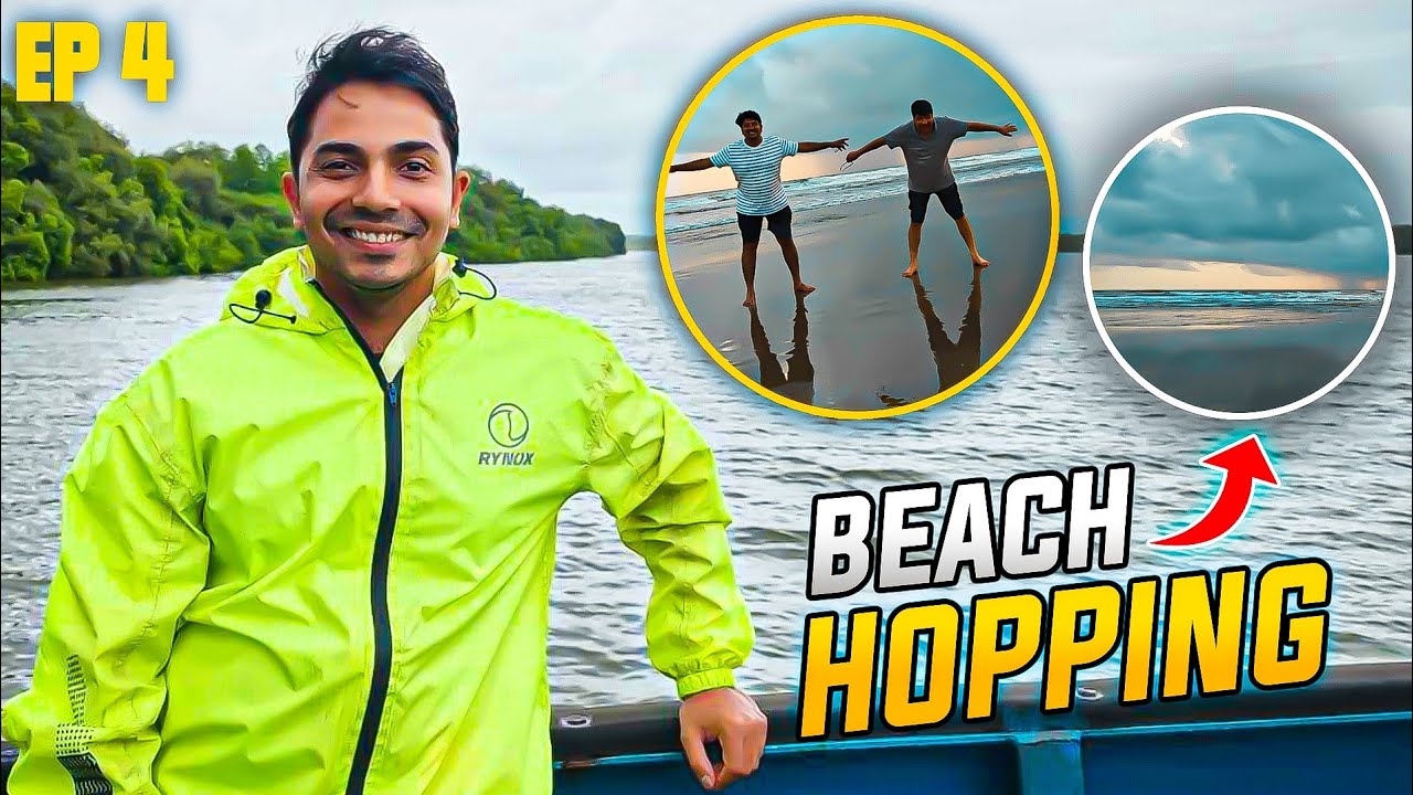 Goa Vlog 4 | Beach Hopping ( Arambol and Ashvem beach ) #goa