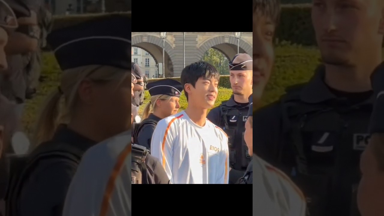 BTS JIN at the 2024 Paris Olympics #JIN #seokjin #BTS