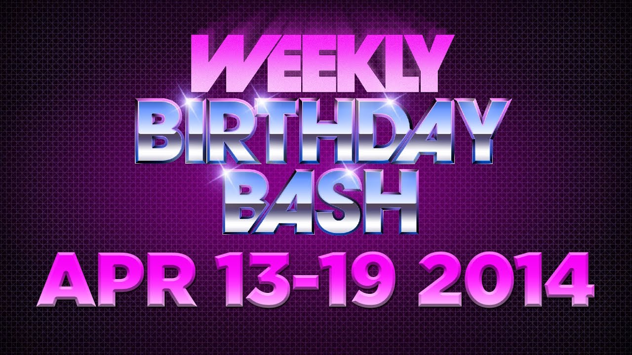 Celebrity Actor Birthdays - April 13-19, 2014 HD