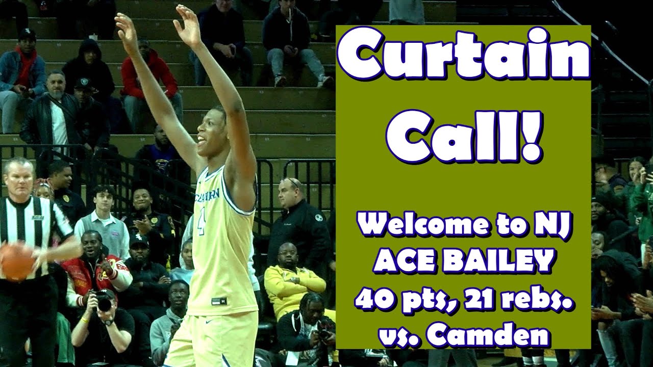 McEachern (GA) 77 Camden 52 | The Battle at Rutgers | Ace Bailey 40 points, 21 rebounds