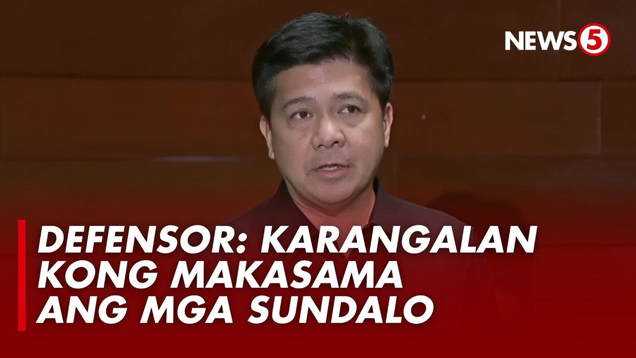 Defensor, handang harapin ang mga kasong isinampa nina Año, Trillanes