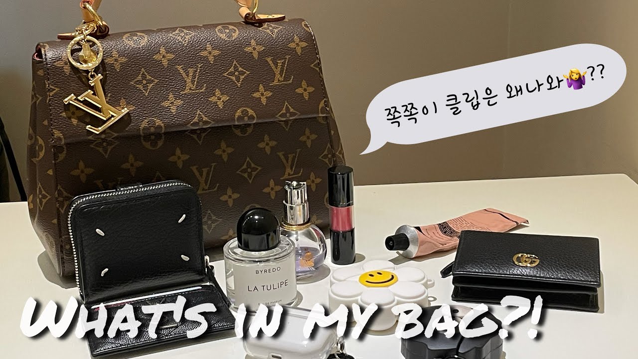 ENG) What’s in my bag | 왓츠인마이백 👜 | 다들 뭐냐고 물어보는템🔍 | (feat. 루이비통/구찌/메종마르지엘라/입생로랑) | 가방털기