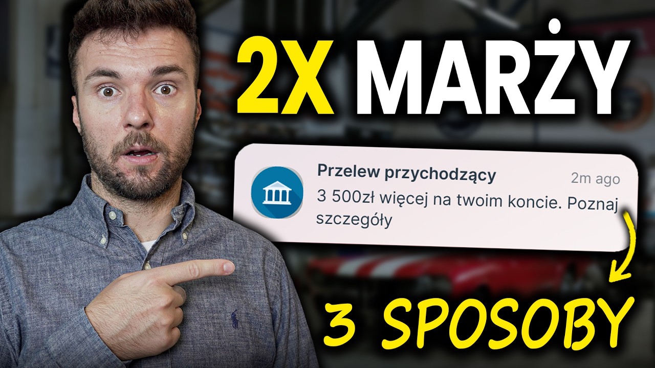 Warsztat robi 50 000 zł przychodu i 10 000 zł zysku. Oto jak dojść do 20 000 zł.