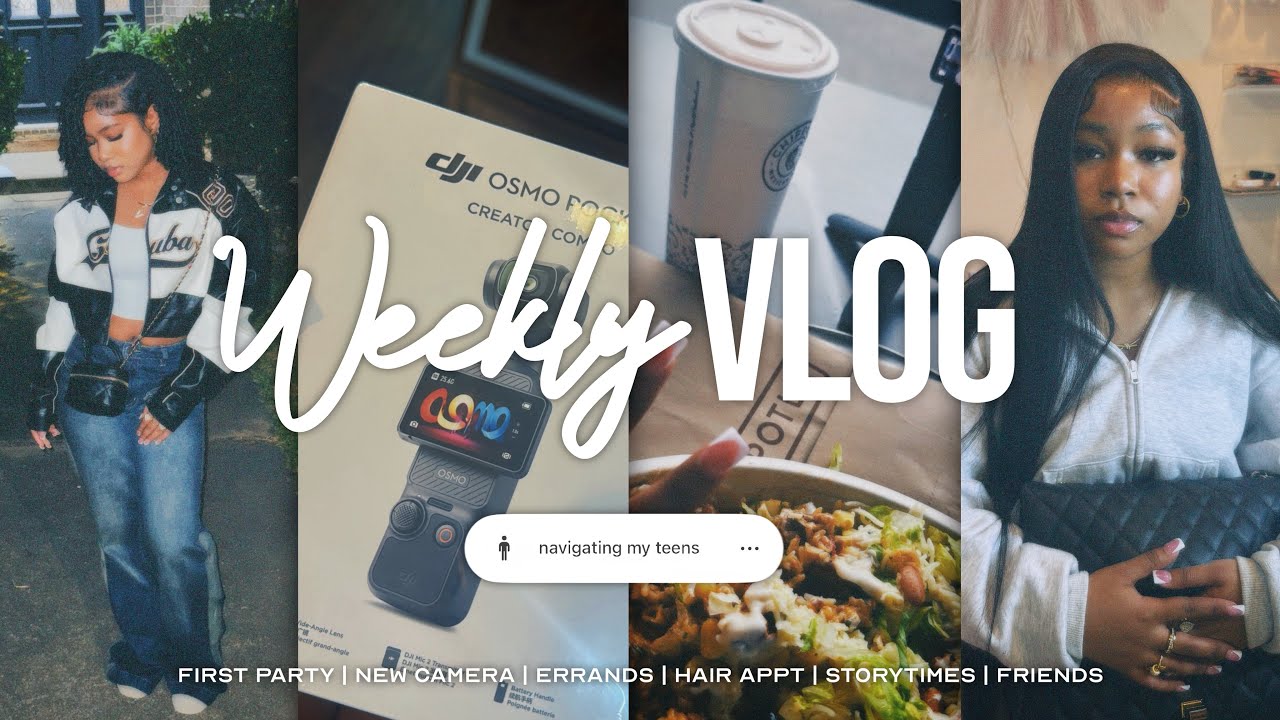 unfiltered week in my life! first party, new camera, lash break? hair appt, friends, target
