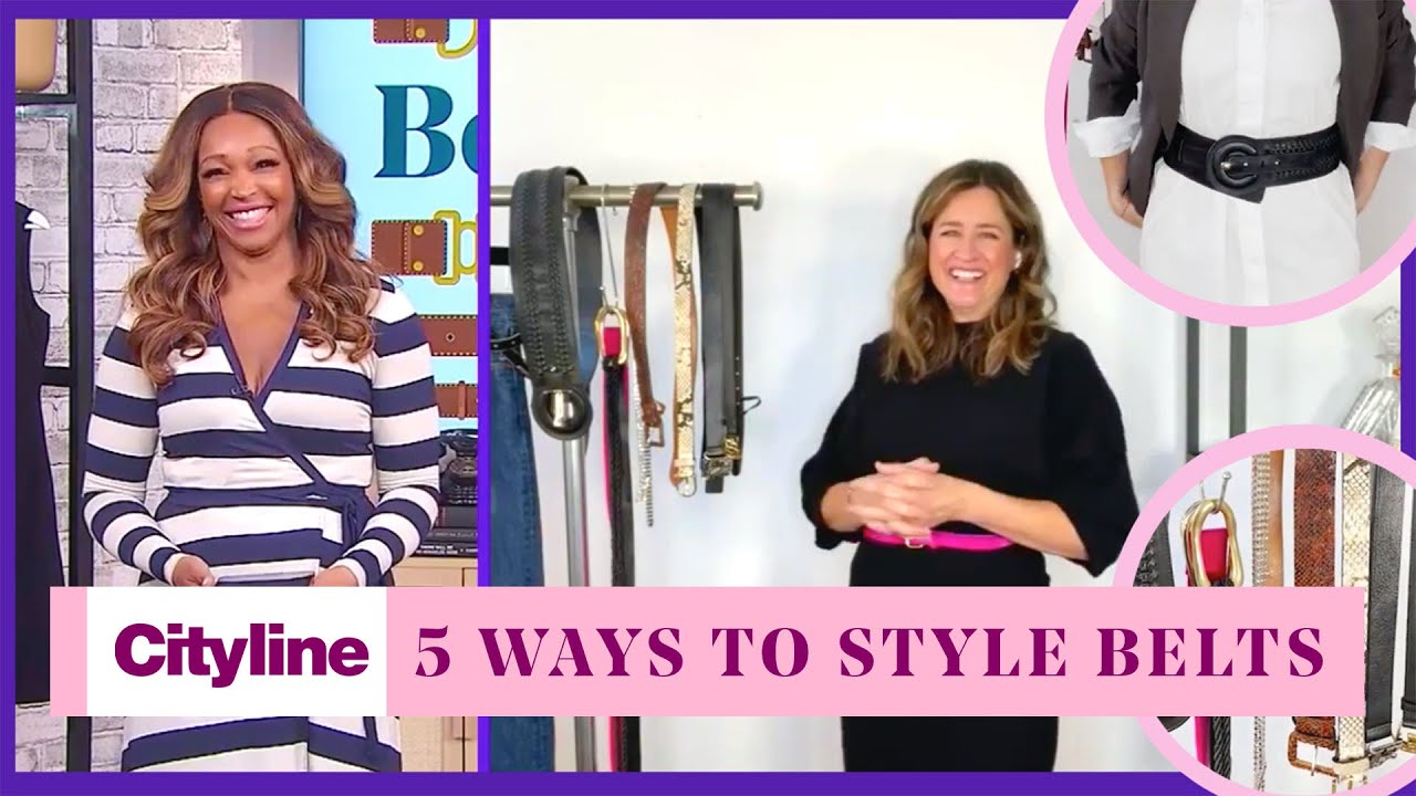 The only 5 belt styles you need in your wardrobe