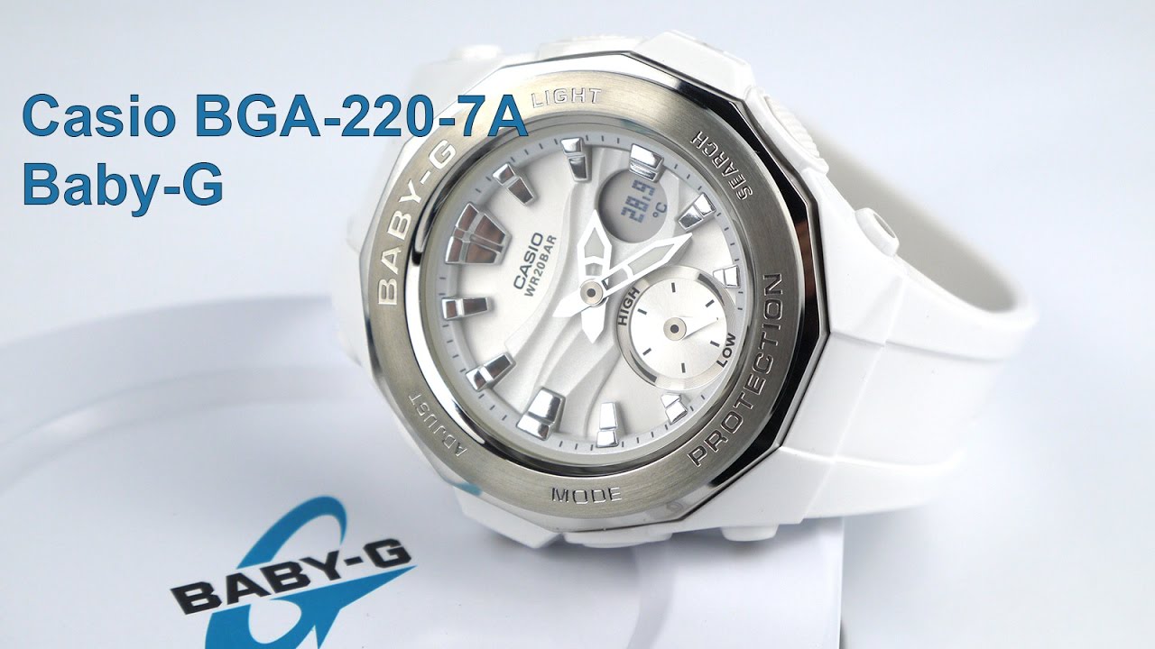 Casio BGA-220-7A Baby-G White Watch