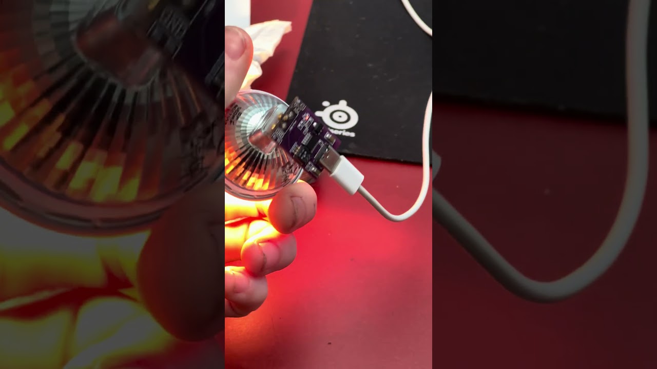 mini spotlight for desktop #osram #cri97 #diyelectronics #typec