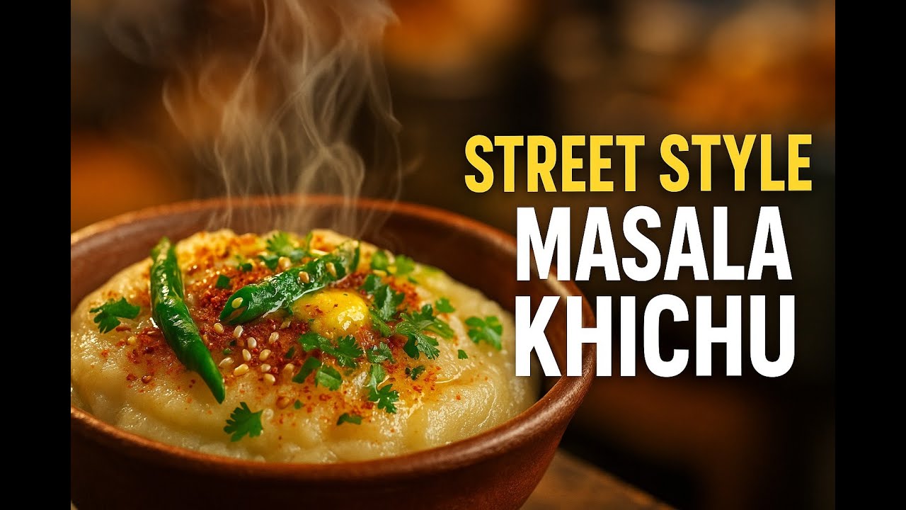 Masala Khichu Recipe | Instant Gujarati Breakfast | Papdi No Lot