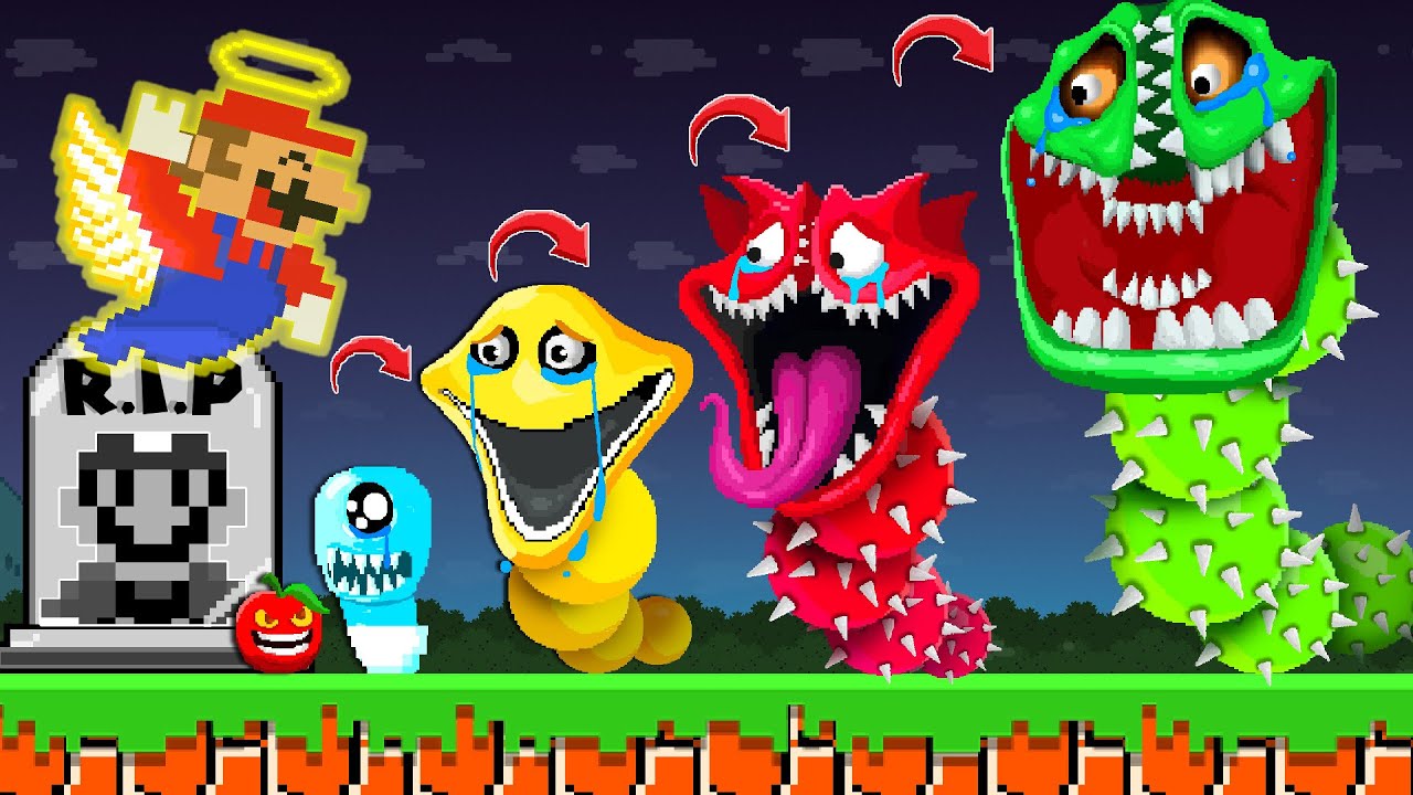 Evolution of HUNGRY WORM All Phases R.I.P Mario… “Please Come Back To Me” | Game Animation