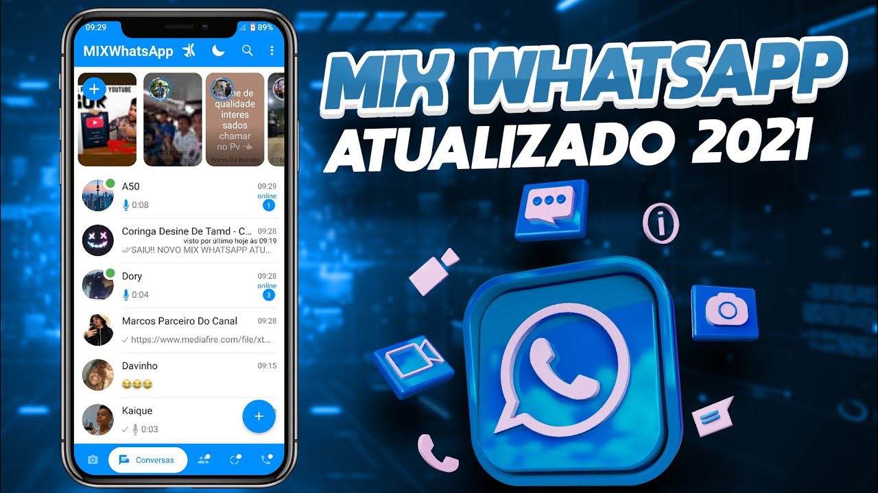 SAIU!! NOVO MIX WHATSAPP ATUALIZADO 2021- COM NOVA FUN&Ccedil;&Atilde;O