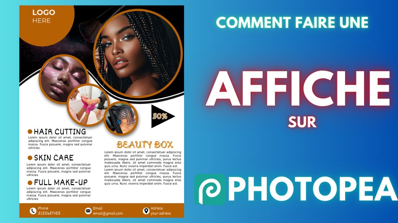 Полное руководство по Photopea / создание флаера в Photopea