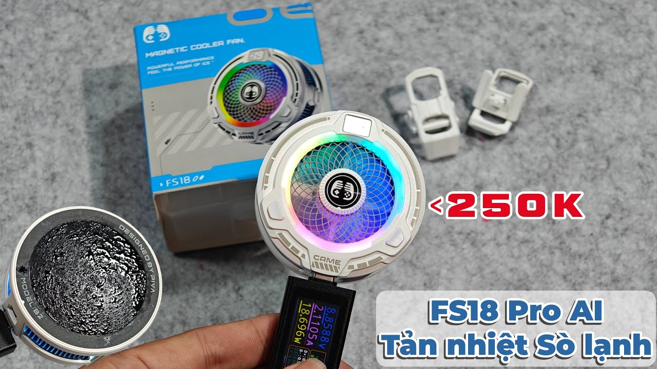 Tản nhiệt sò lạnh FS18 Pro AI - 230K ngon hơn cả Piva B2 ?