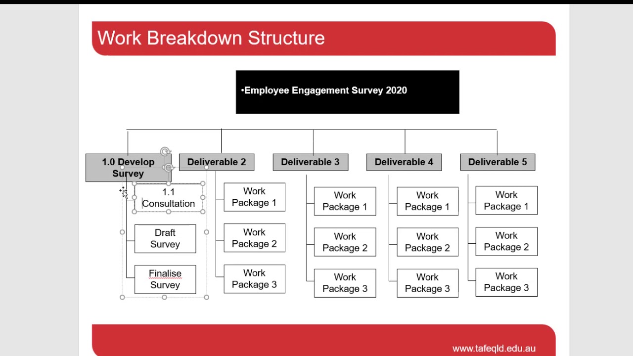 Creating a Work Breakdown Structure (WBS) in Project Management