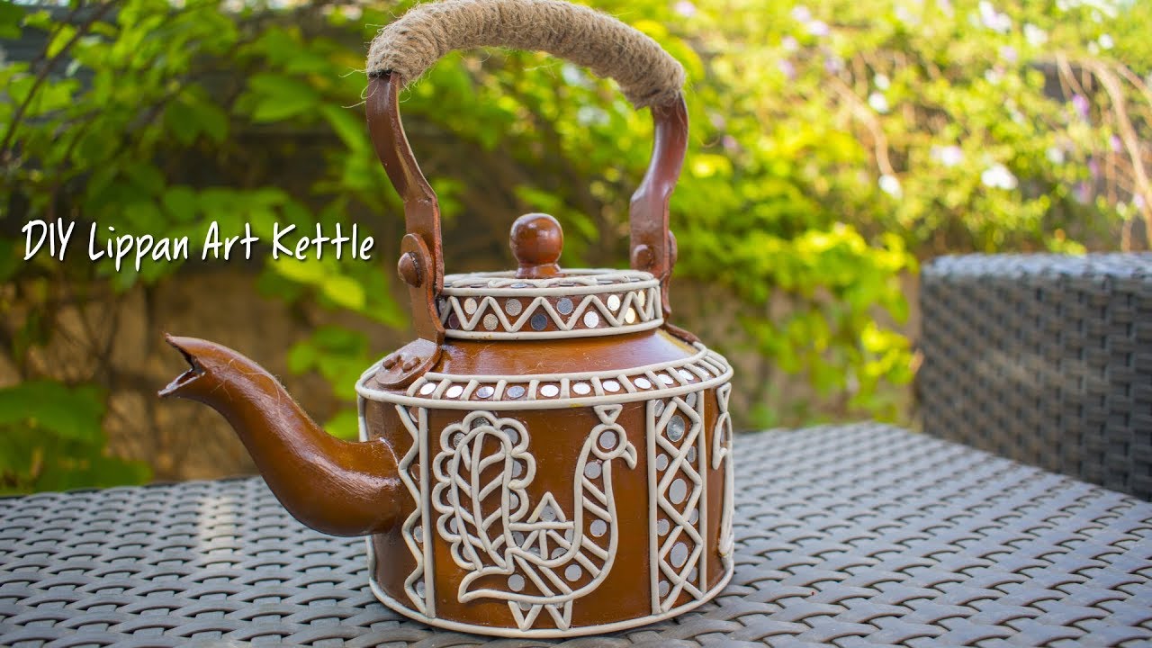 Fevicryl Hobby Ideas | DIY Lippan Art Kettle