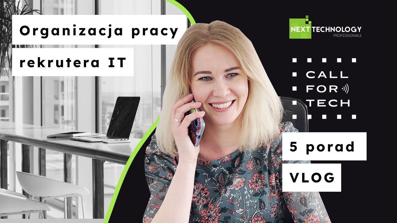 Dzień i organizacja pracy rekrutera IT - 5 porad | VLOG
