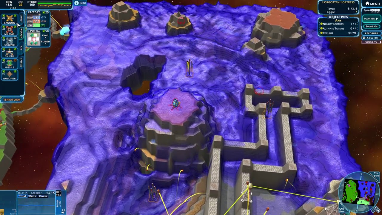 Creeper World 4 - Span: Forgotten Fortress