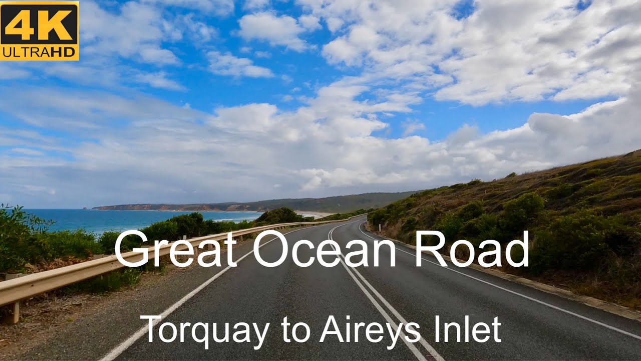 Driving Great Ocean Road | Torquay to Aireys Inlet | Victoria Australia | 4K UHD