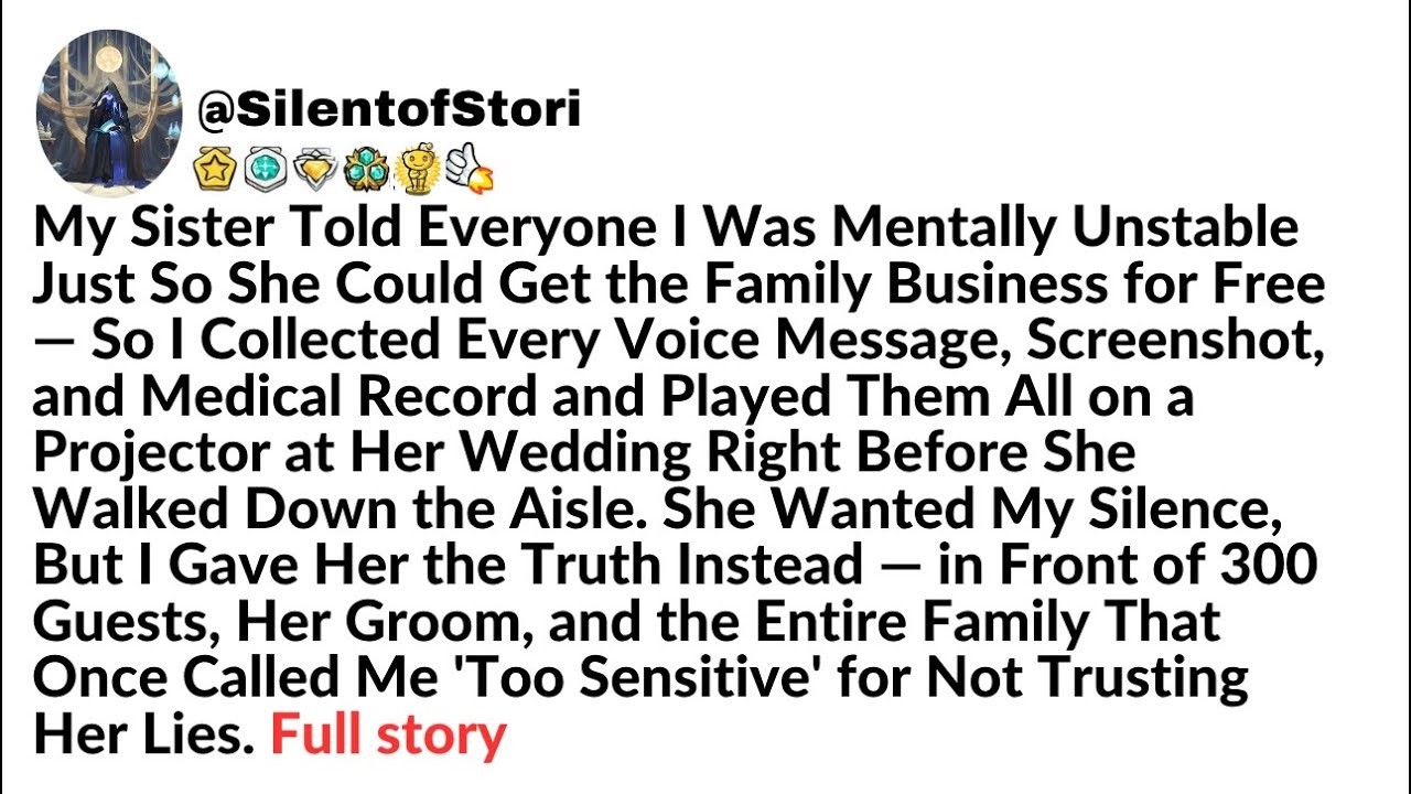 My Sister Told Everyone I Was Mentally Unstable Just So She Could Get the Family Business for Free