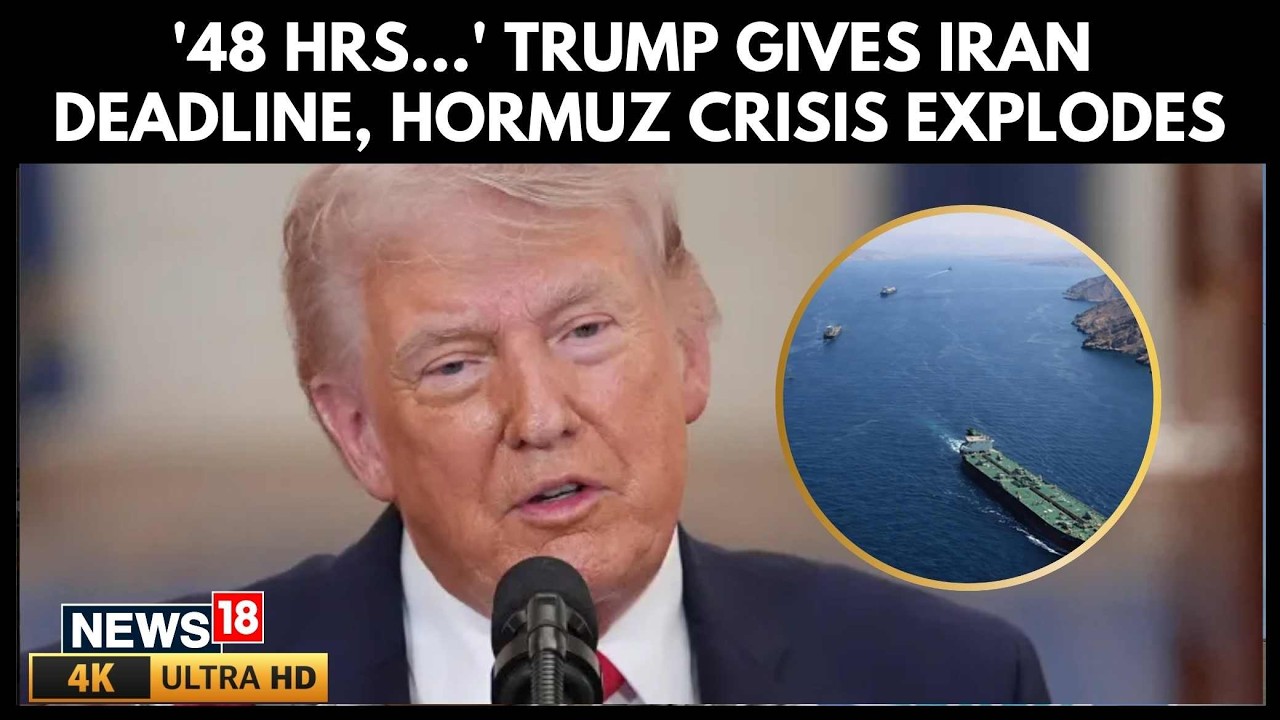 Trump Warns &lsquo;Hell Will Rain Down&rsquo; as Iran Faces 48-Hour Hormuz Deadline | US Iran War | 4K | N18G