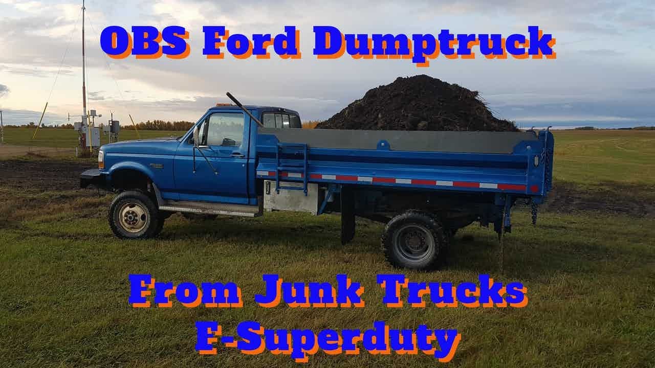 1995 7.3l Ford F-Superduty OBS Powerstroke Dumptruck Build to date - partial 4x4 conversion
