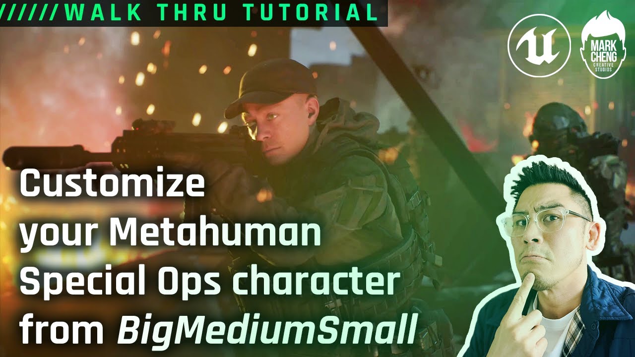 Customize your Metahuman Special Ops character from BigMediumSmall in UE 5.5 - step-by-step tutorial