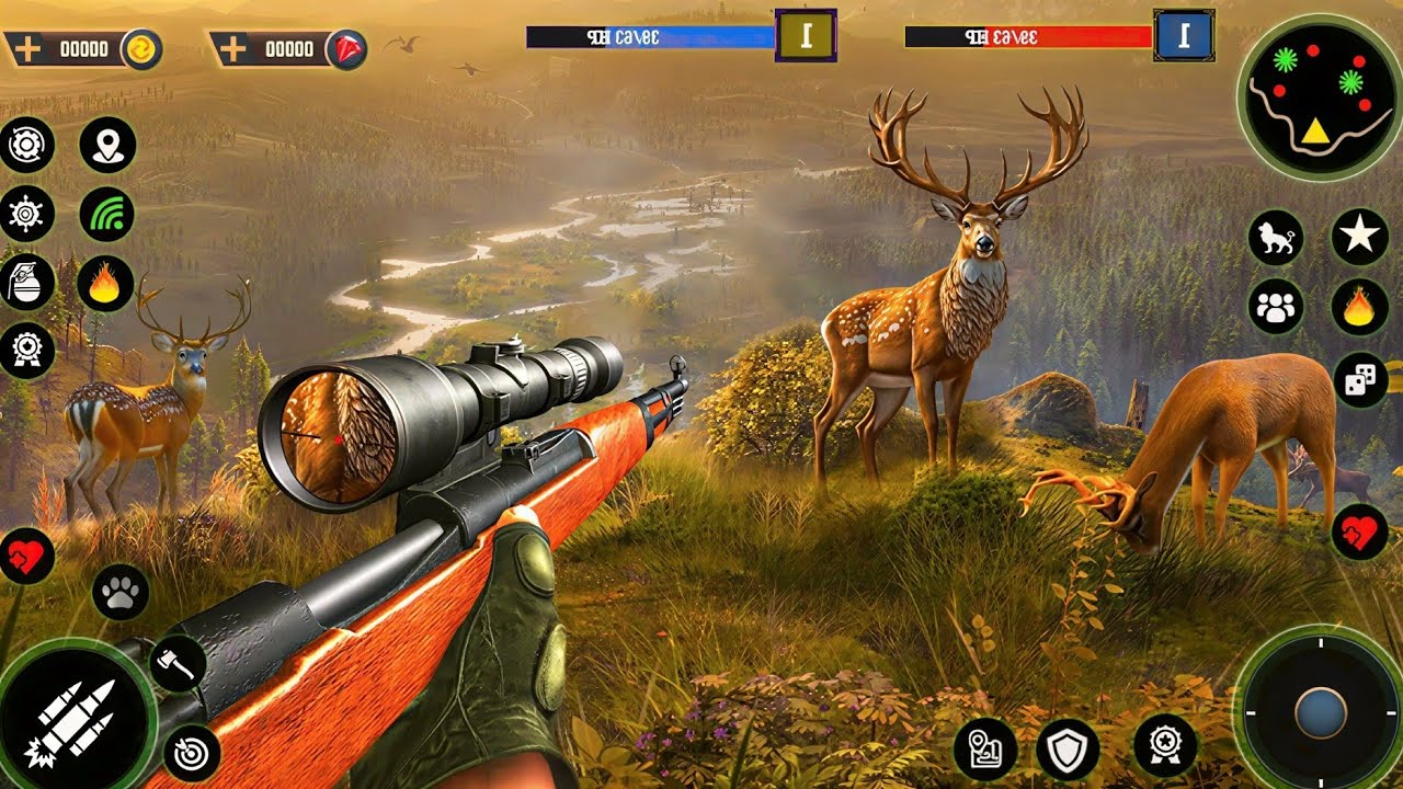 Insane Animal Hunting Adventure in Wild Hunt Simulator (Full Gameplay) Shooting Hunting game 
