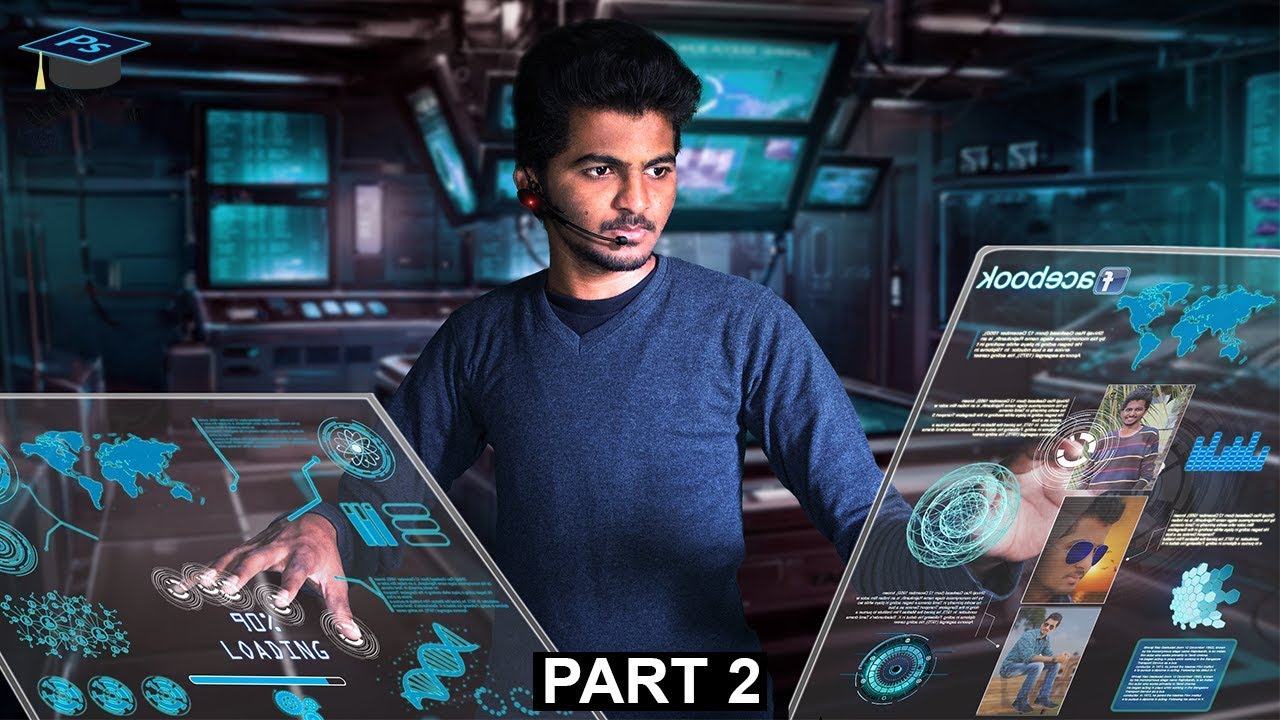 Futuristic Effect in adobe Photoshop | part 2 | Photoshop Vibes