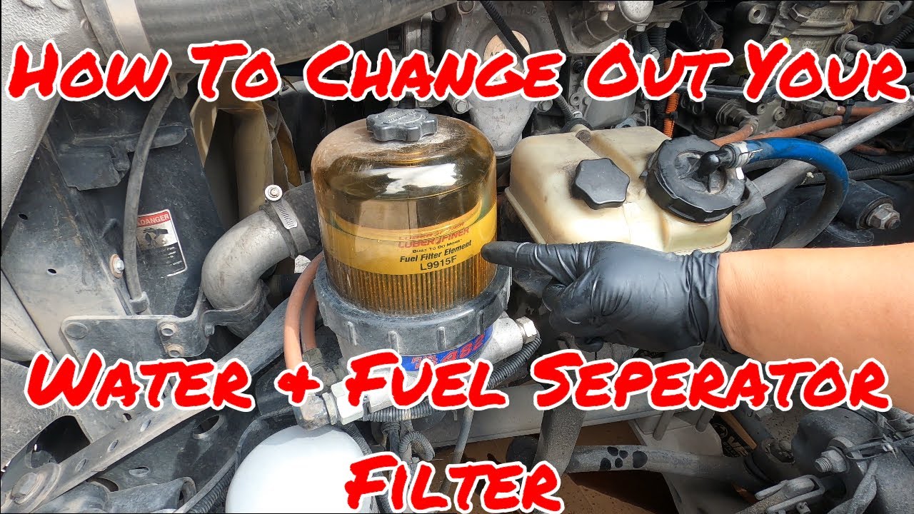 How To Change Out Your Water & Fuel Separator Filter On Your Freightliner Cascadia