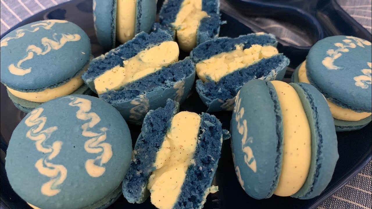 커스터드 마카롱(custard macaron)