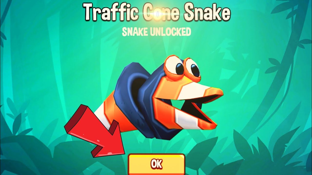 Snake Rivals - NEW TRAFFIC CONE SNAKE' SNAKE UNLOCKED