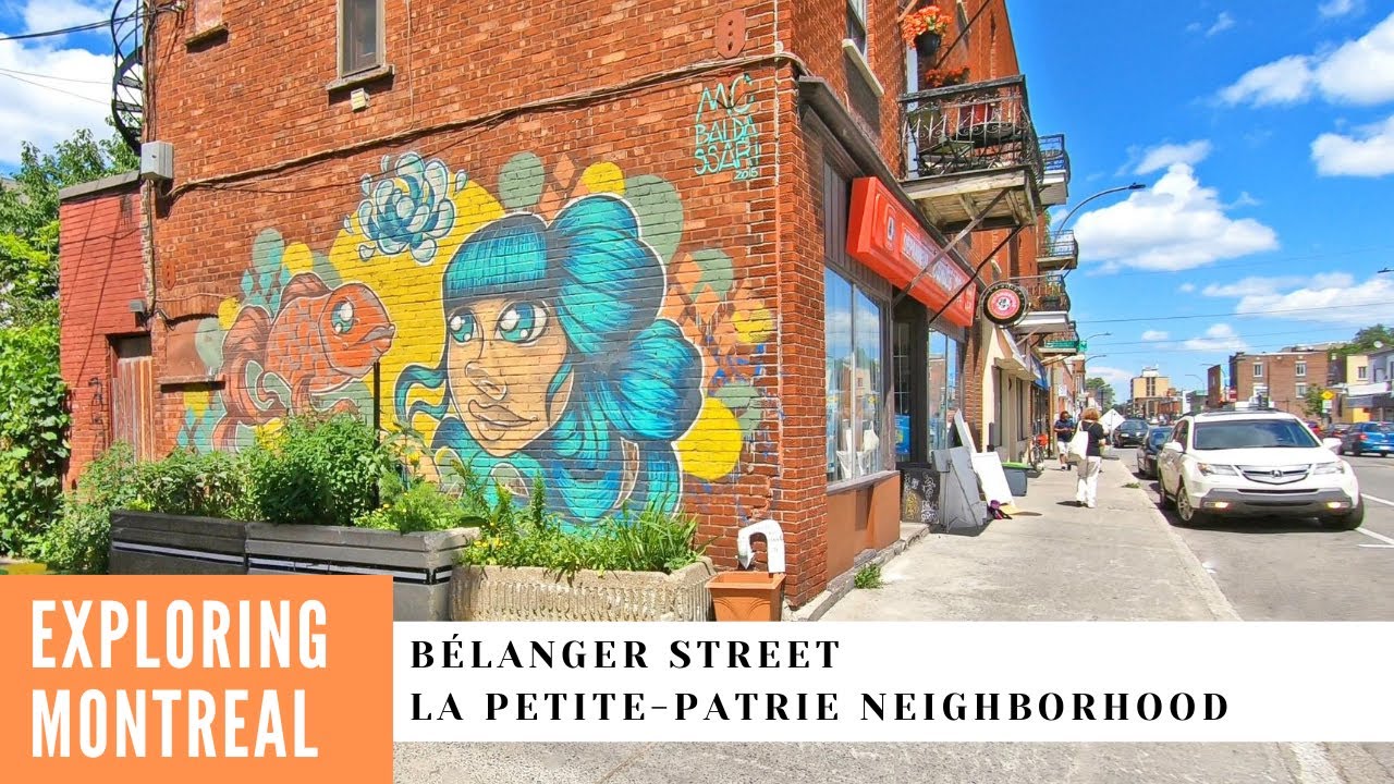Walking in Montreal on Belanger Street in La Petite-Patrie Neighbourhood Summer 2020 #montreal