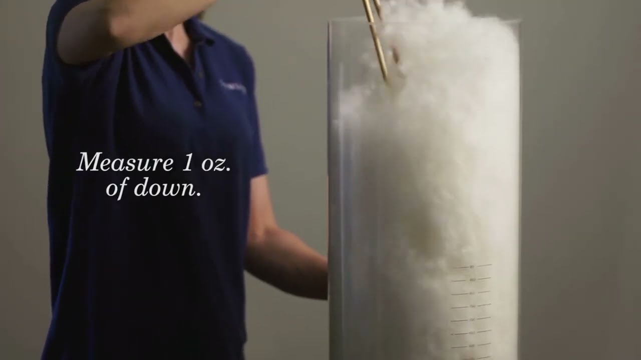 How to calculate Down Fill Power ?