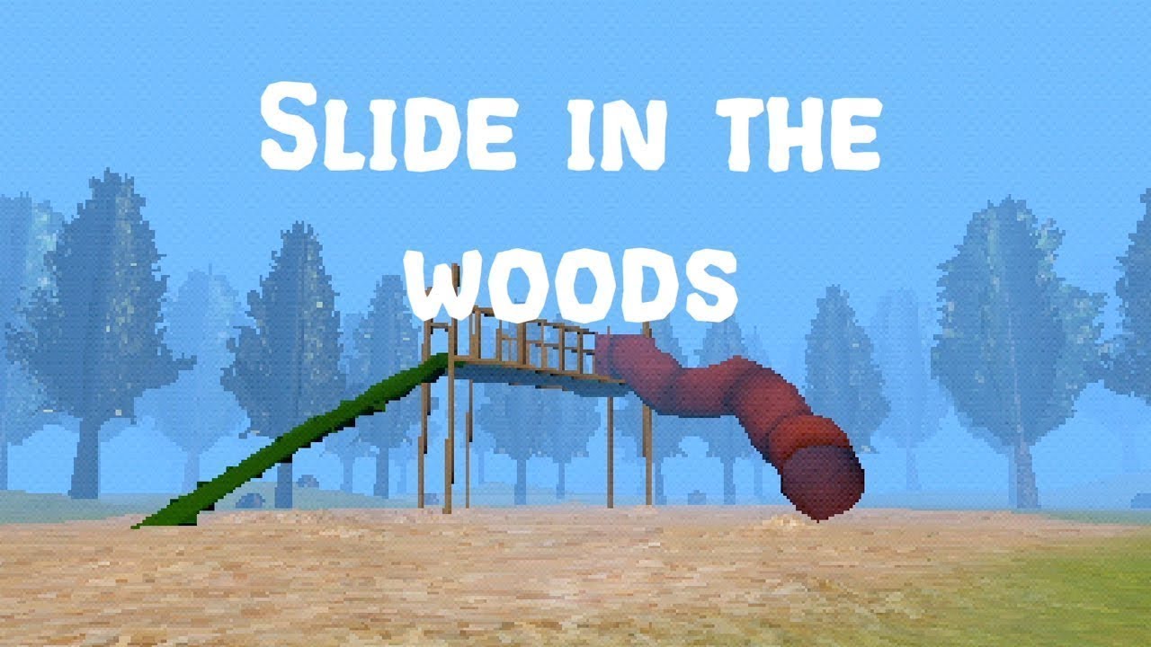 slide in the woods-indie horror game | ohh no
