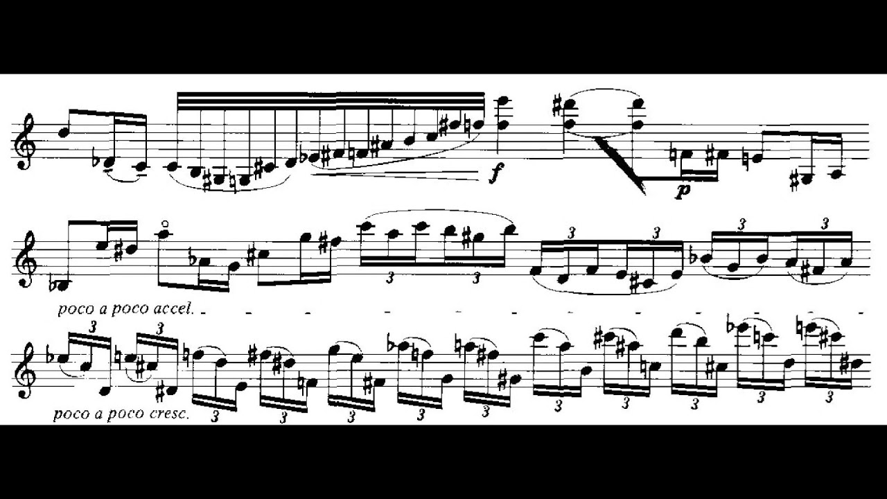 Krzysztof Penderecki - Cadenza for solo violin (1984)