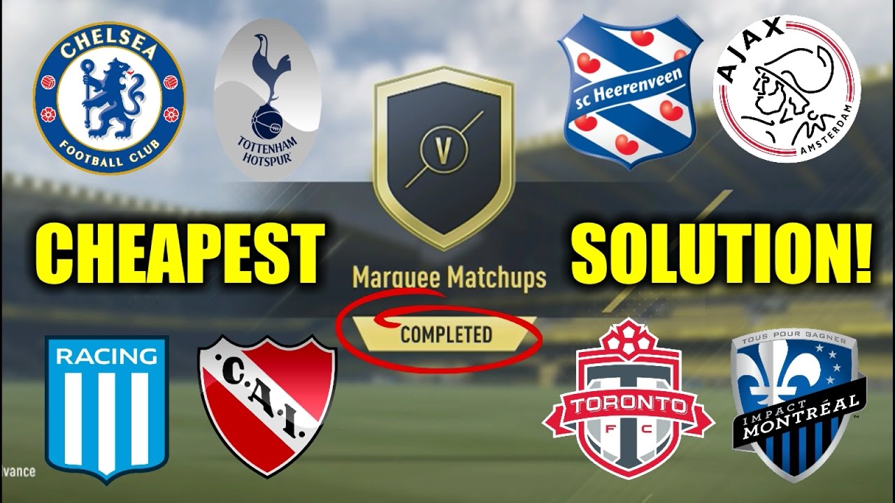 Marquee Matchups Cheapest Solution! | Squad Building Challenge Guide | FIFA 17