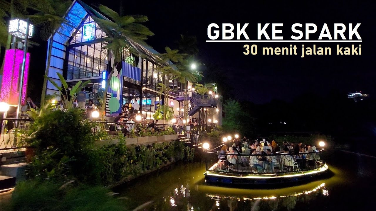30 minutes walk from GBK [Gelora Bung Karno] stadium complex to SPARK [Senayan Park] Mall- Jakarta‼️
