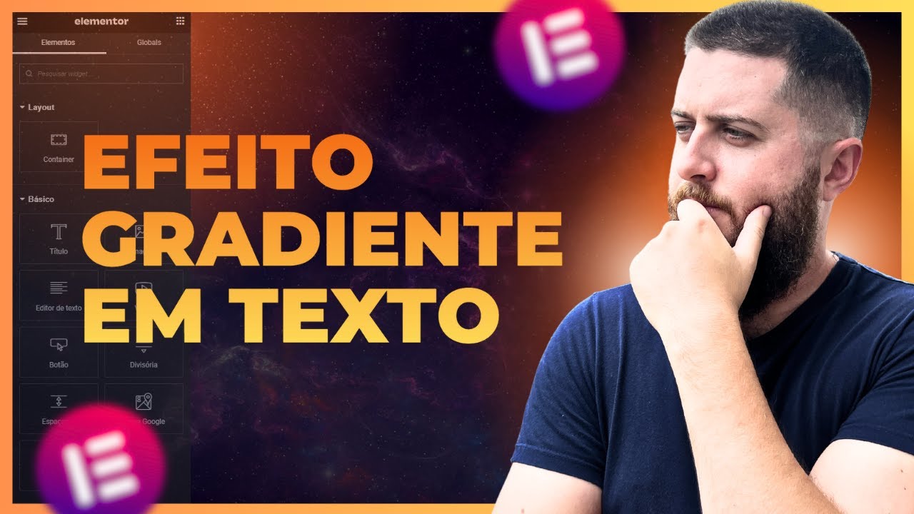 Como Fazer Títulos com Efeito GRADIENTE no Elementor [Duas Maneiras]
