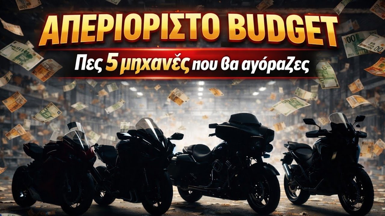ΑΠΕΡΙΟΡΙΣΤΟ BUDGET !!! Πες 5 μηχανές που θα αγόραζες!!