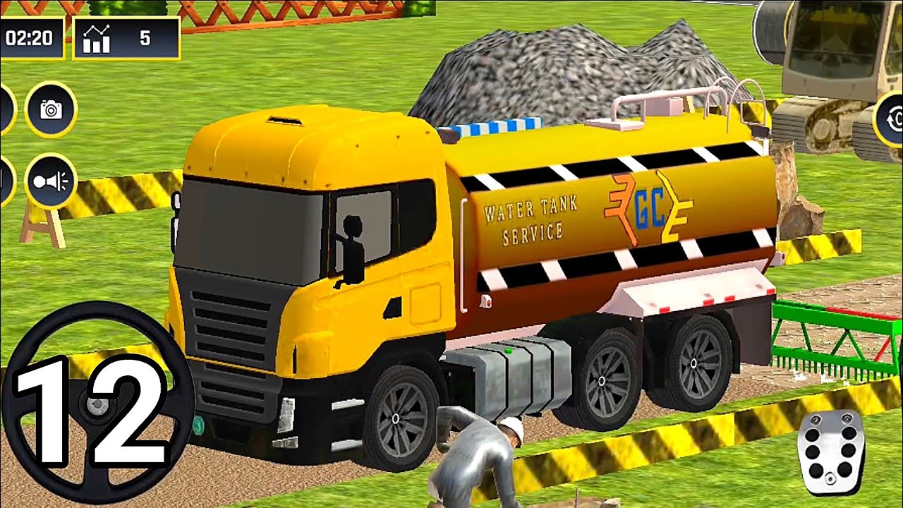 New Large JCB City Road Construction Simulator 3D - Android Gameplay Walkthrough #12