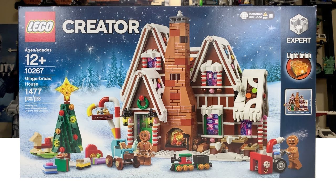 LEGO 10267 GINGERBREAD HOUSE Review! (2019 Winter Village)