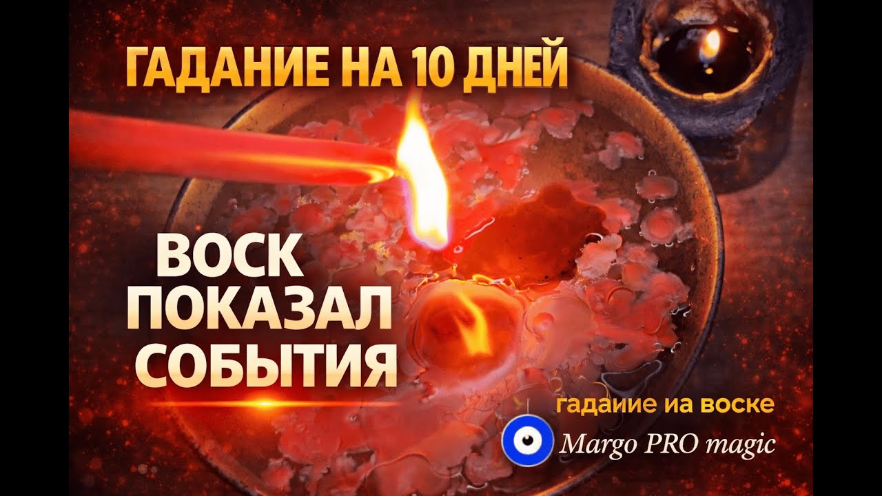 🌙 ГАДАНИЕ НА 10 ДНЕЙ ❗ ВОСК ПОКАЗАЛ СОБЫТИЯ 🔥