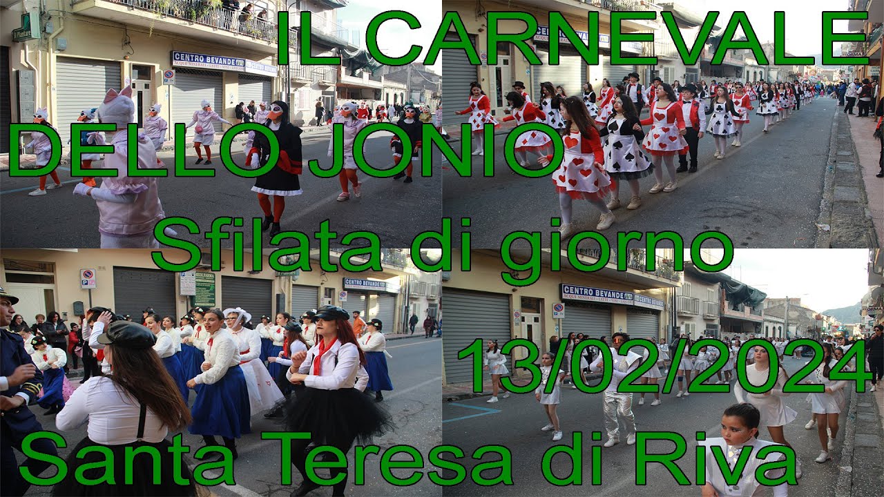 IL CARNEVALE DELLO JONIO  - Sfilata di giorno 13/02/2024 (Santa Teresa di Riva)