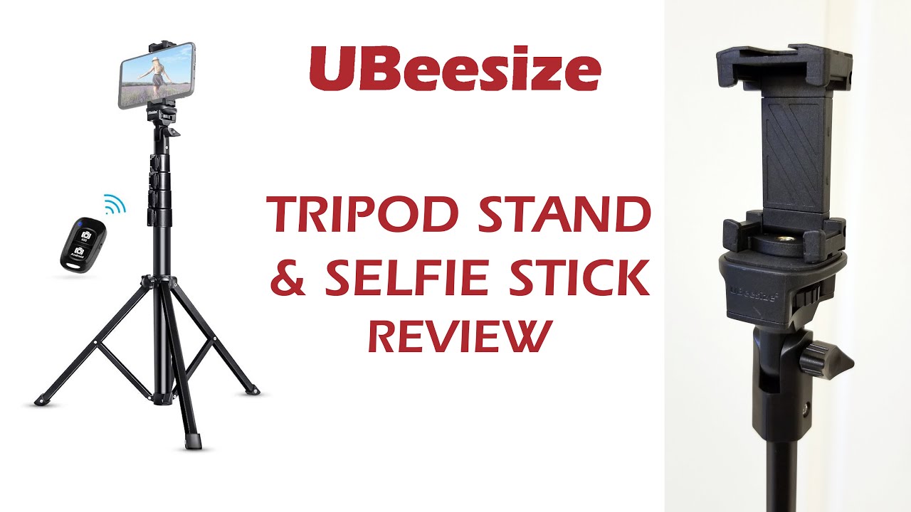 Ubeesize TRIPOD STAND & SELFIE STICK REVIEW - 51