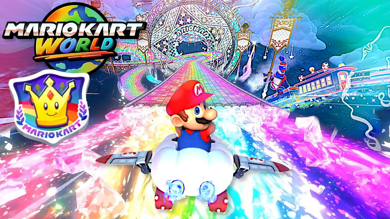 MARIO KART WORLD FIN : COUPE SPECIALE ! ( Route Arc-en-Ciel )