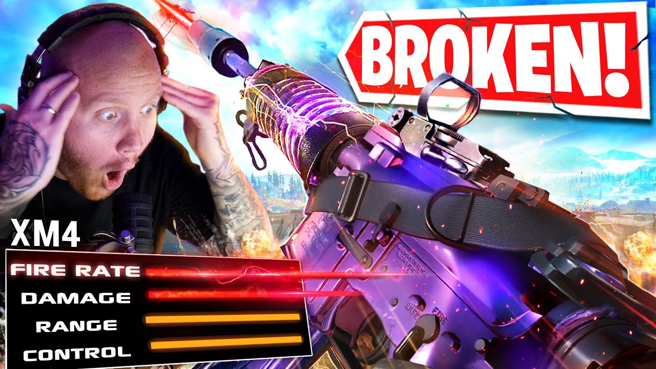 THIS XM4 BLUEPRINT IS BROKEN!! *FASTER FIRE RATE* Ft. Nickmercs, SypherPK & Cloakzy
